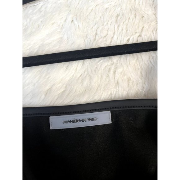 Maniere De Voir Sleeveless Bodysuit Black Size 2 - Picture 5 of 8